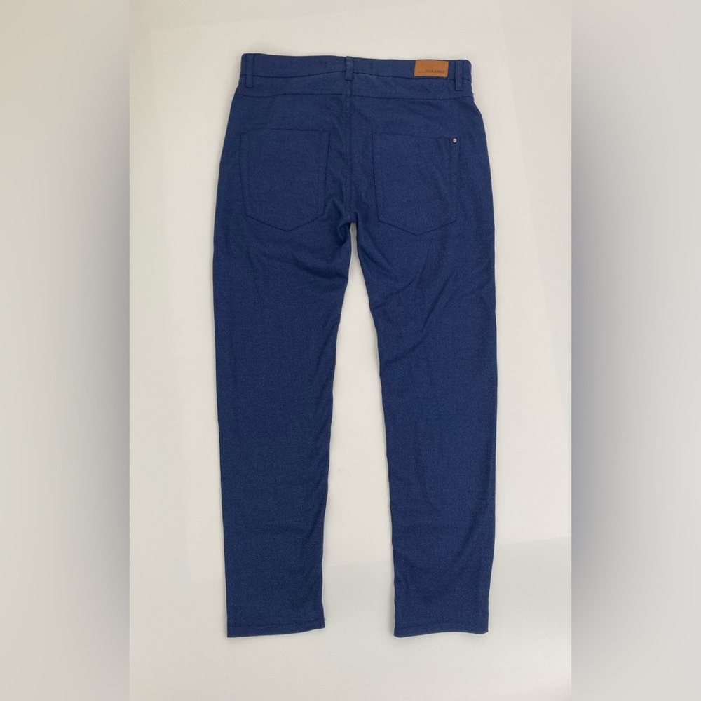 ZARA man blue pants textured